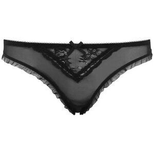 Killstar ✦ Rosetta Panty ✦ Black Lace Gothic Strappy Triangle Cutout Detail XL